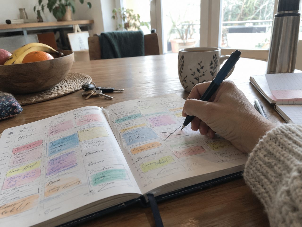 Un prof devant son agenda plein