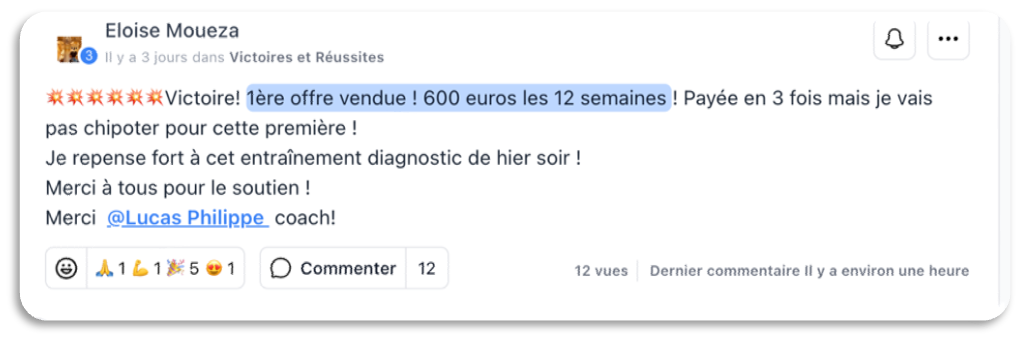 Message reçu d’un prof accompagné — 9