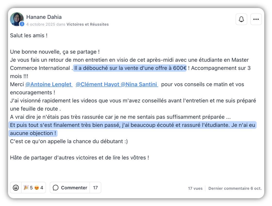 Message reçu d’un prof accompagné — jkbkj