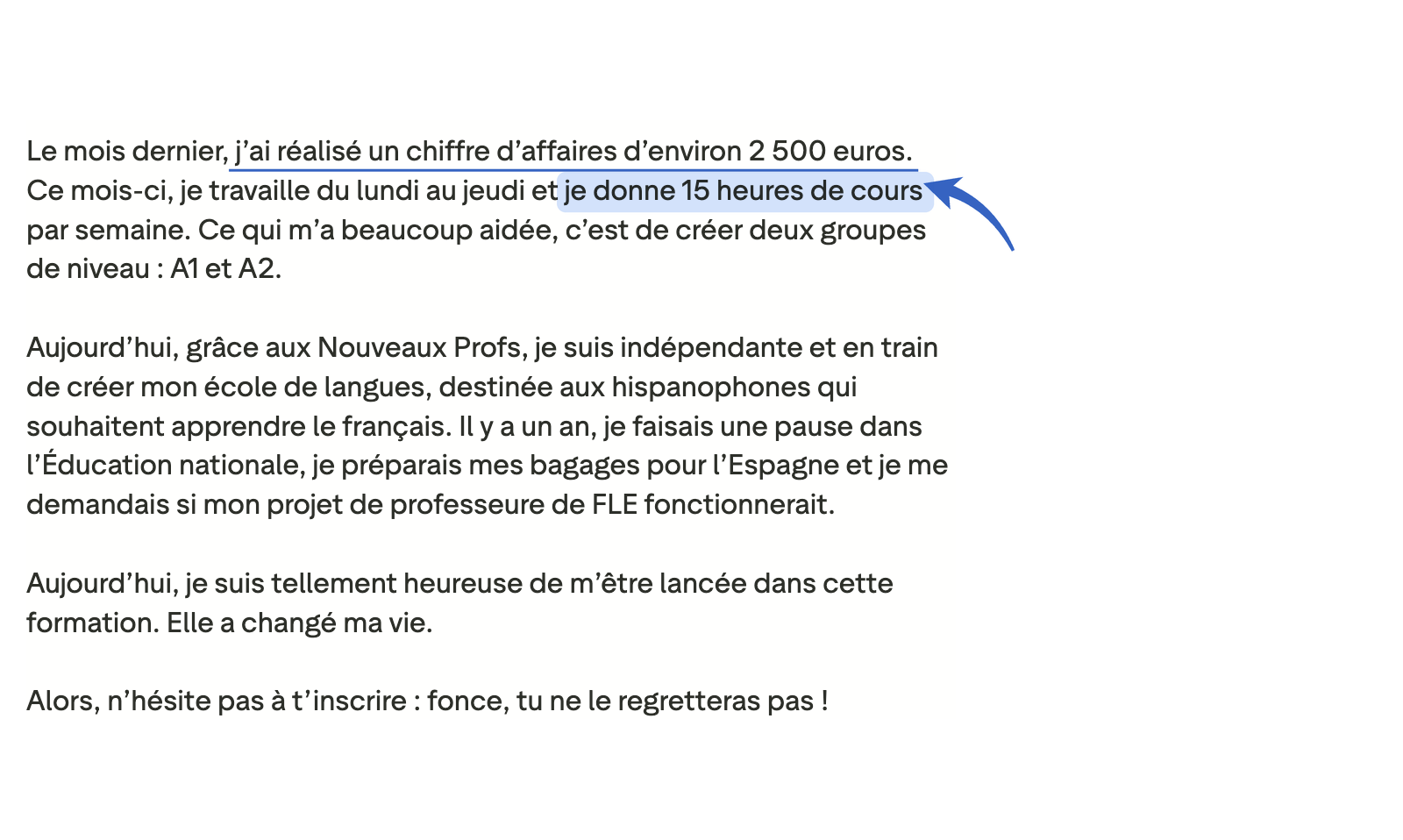 Message reçu d’un prof accompagné — image42