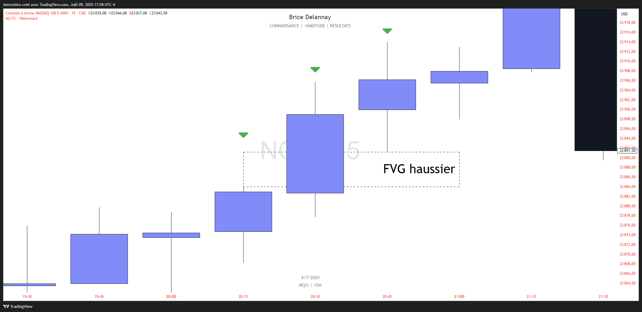 FVG haussier ( BISI ) FVG haussier ( BISI )