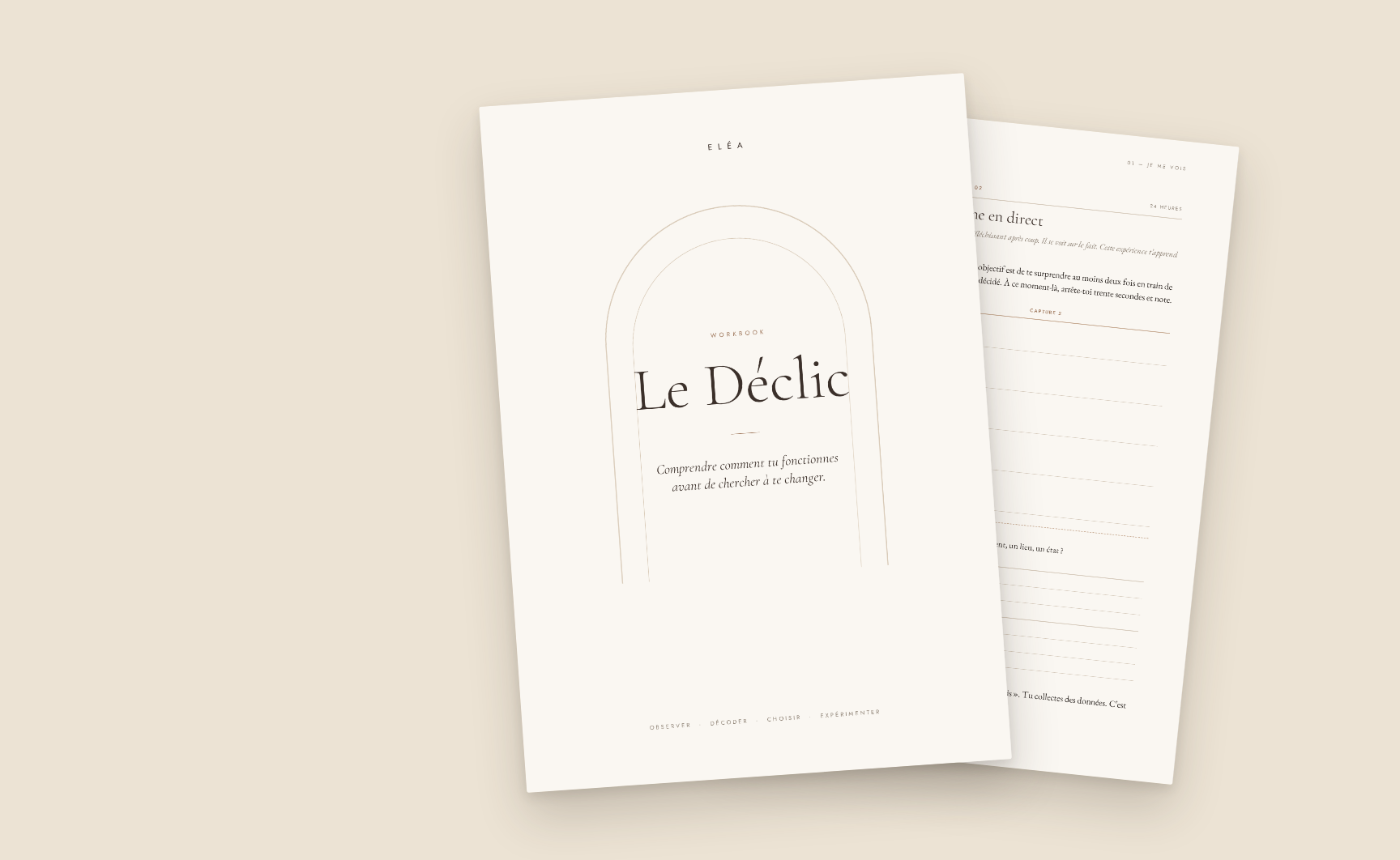 Couverture du workbook Le Déclic, ELÉA