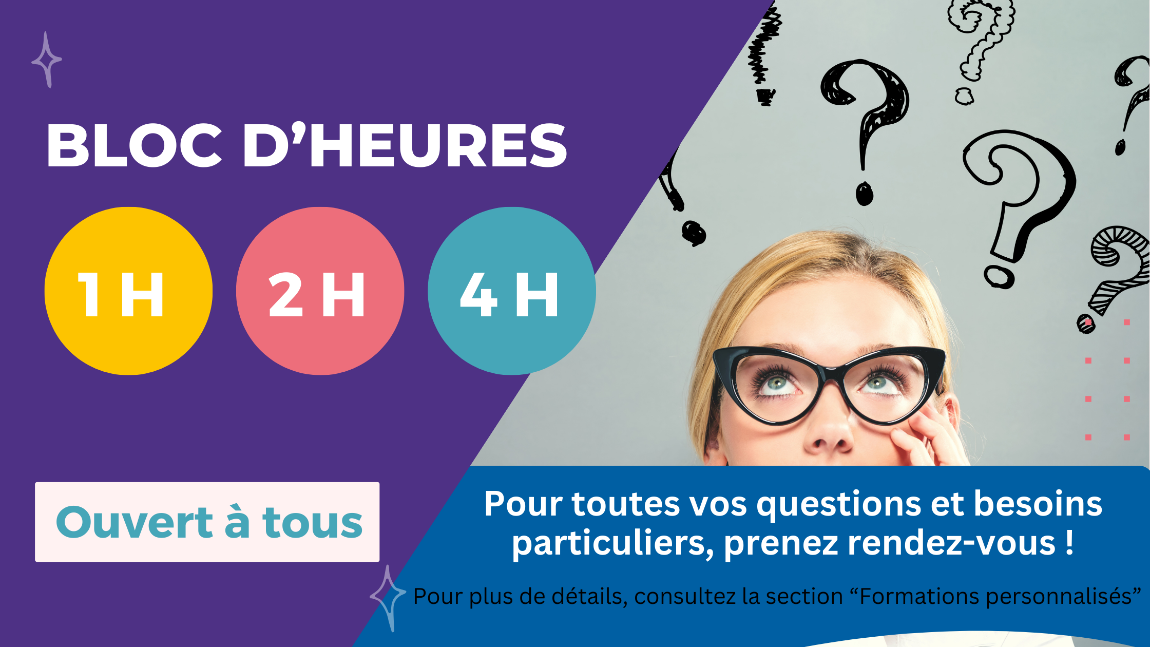 Formation personnalisée - par bloc d'heure