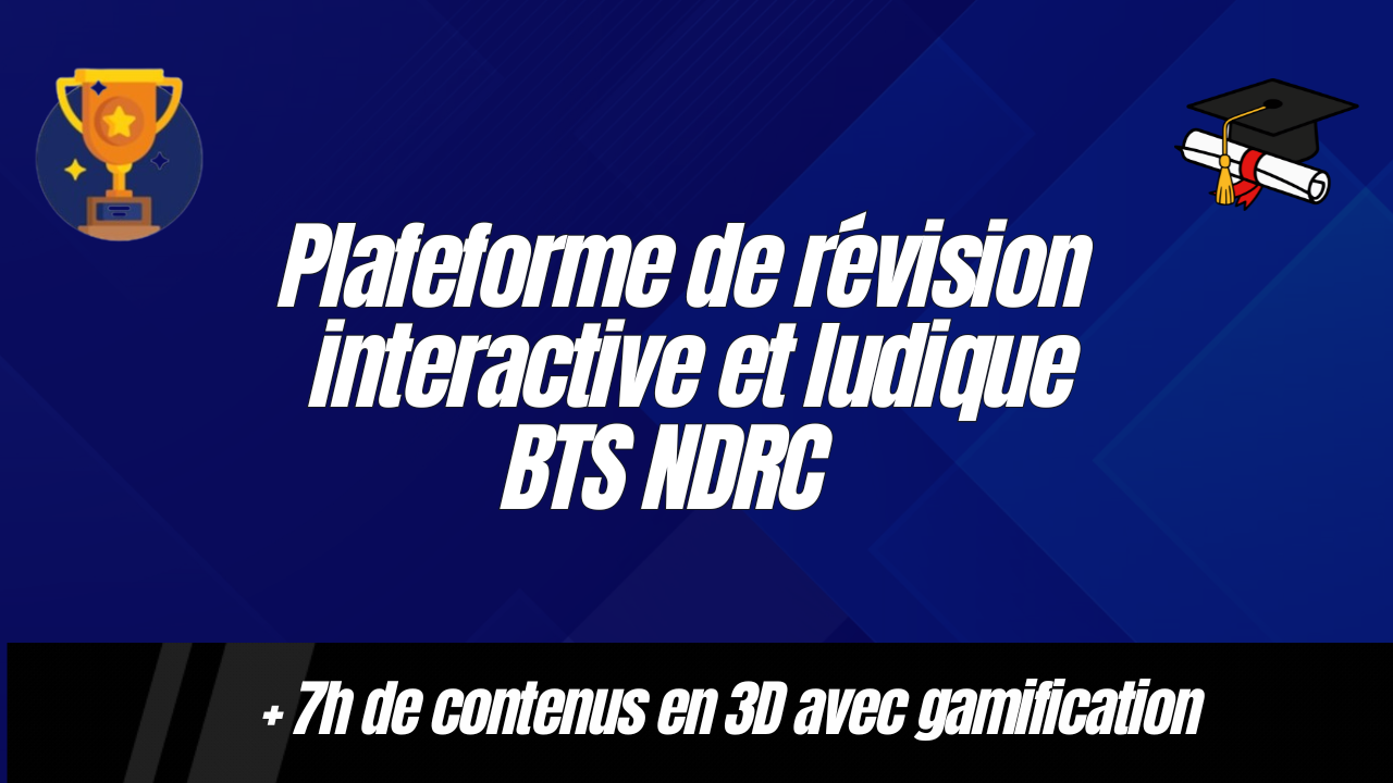 Plateforme de révision interactive BTS NDRC - Bêta