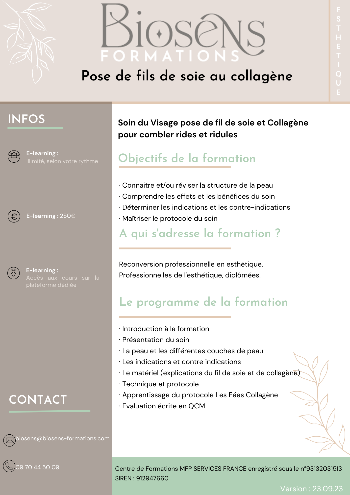 Fils de Soie Les fées collagène