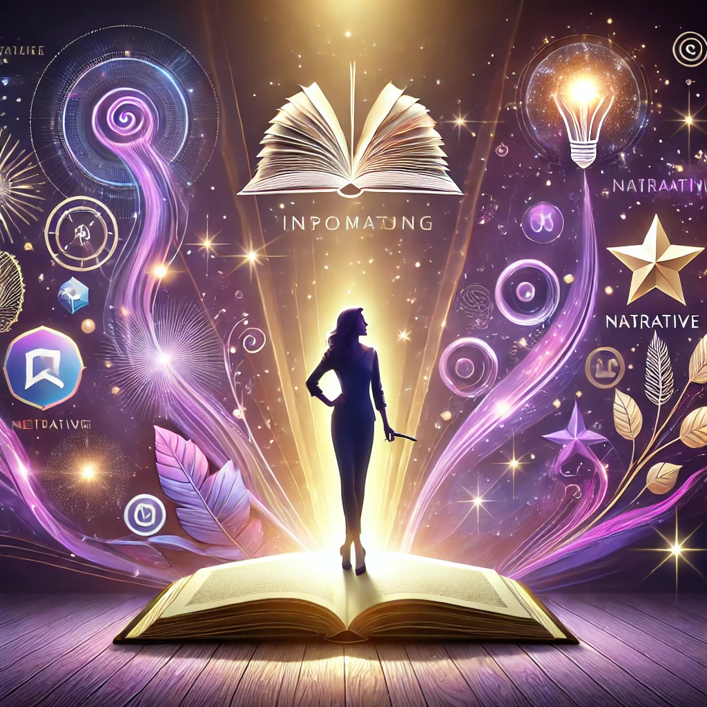 DALL%C2%B7E%202025-01-12%2010_48_23%20-%20An%20inspirational%20illustration%20featuring%20a%20confident%20woman%20standing%20on%20a%20glowing%20stage%20or%20platform%2C%20surrounded%20by%20symbols%20of%20storytelling%20such%20as%20an%20op DALL%C2%B7E%202025-01-12%2010_48_23%20-%20An%20inspirational%20illustration%20featuring%20a%20confident%20woman%20standing%20on%20a%20glowing%20stage%20or%20platform%2C%20surrounded%20by%20symbols%20of%20storytelling%20such%20as%20an%20op