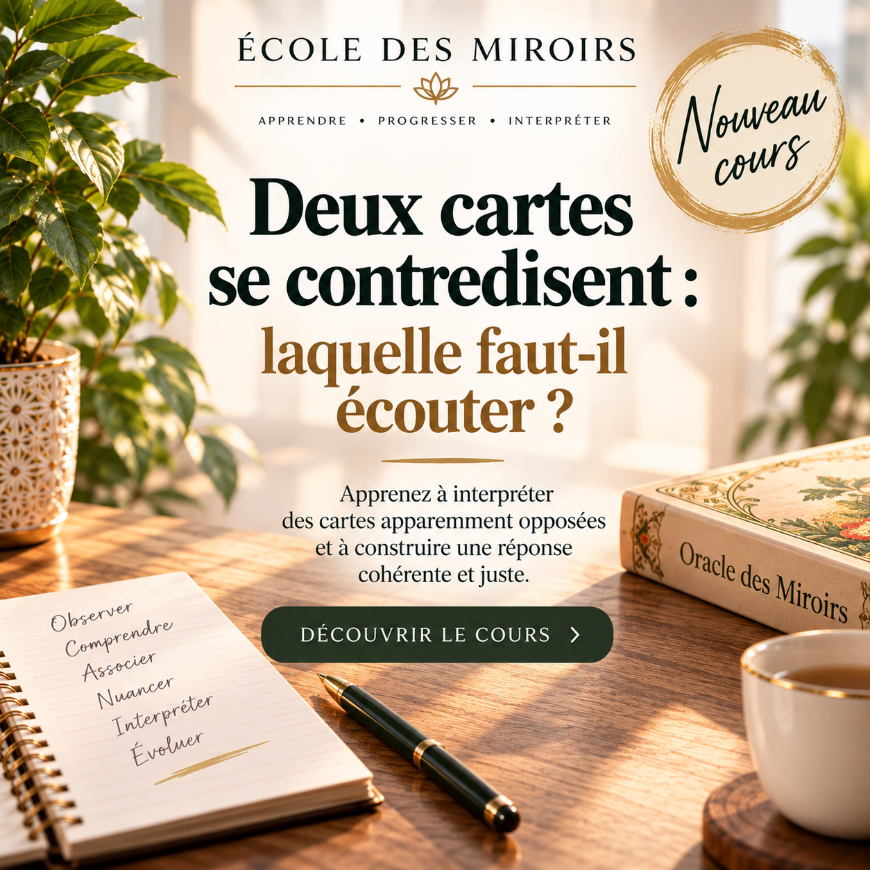 Deux cartes se contredisent