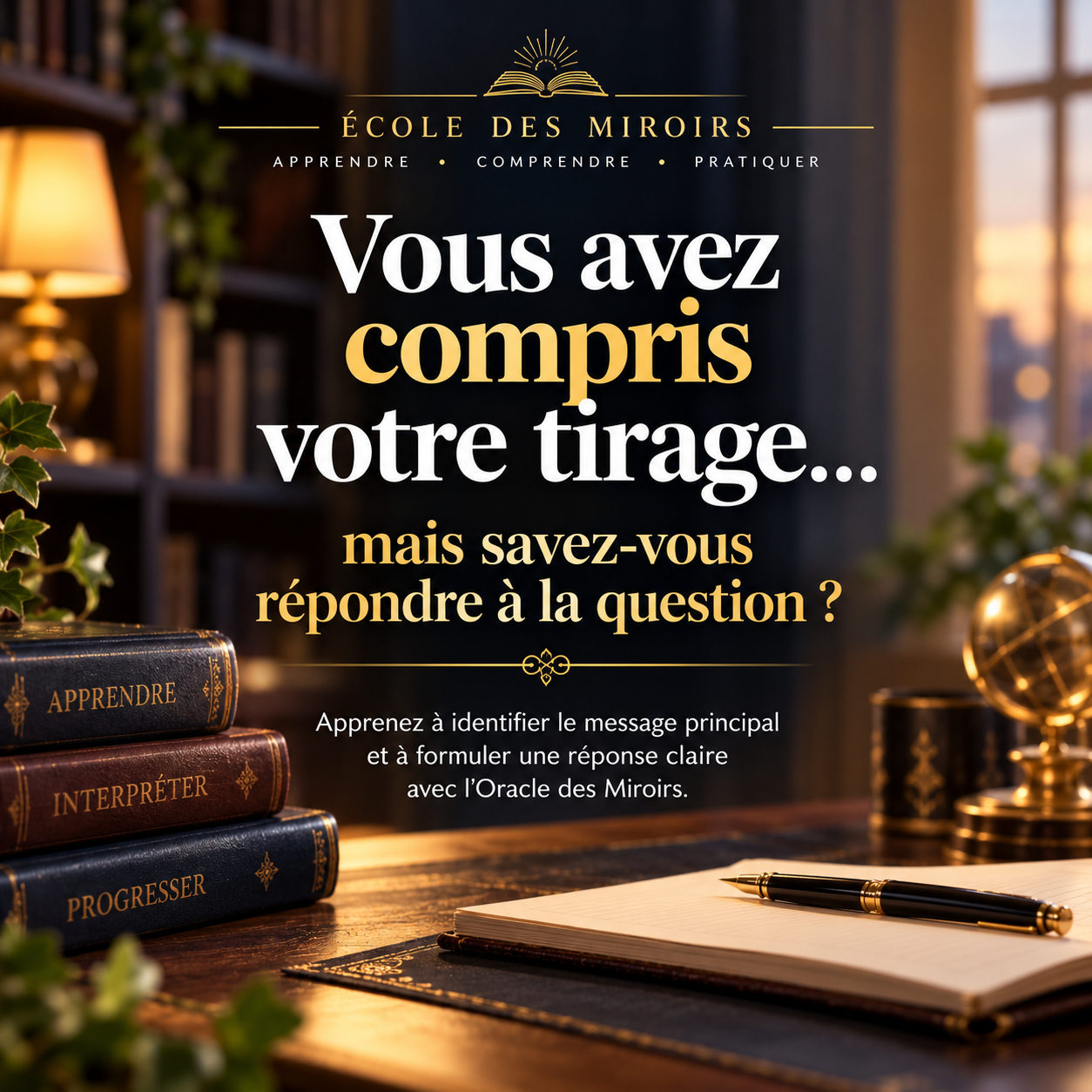 Répondre à une question dans un tirage