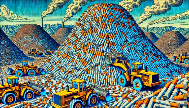 LEs mégots de cigarettes sont une véritable catastrophe écologique