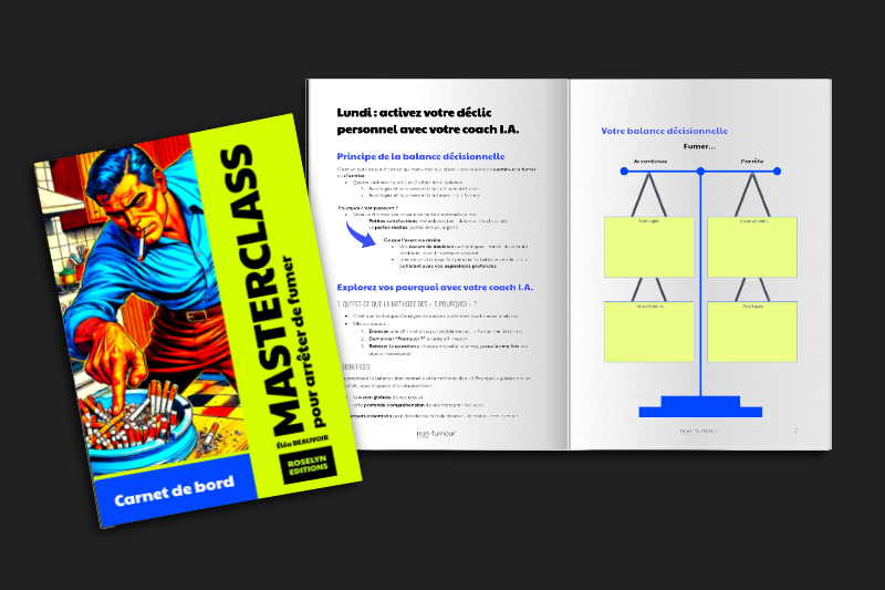Carnet de bord pdf du défi 3 jours pour arrêter de fumer