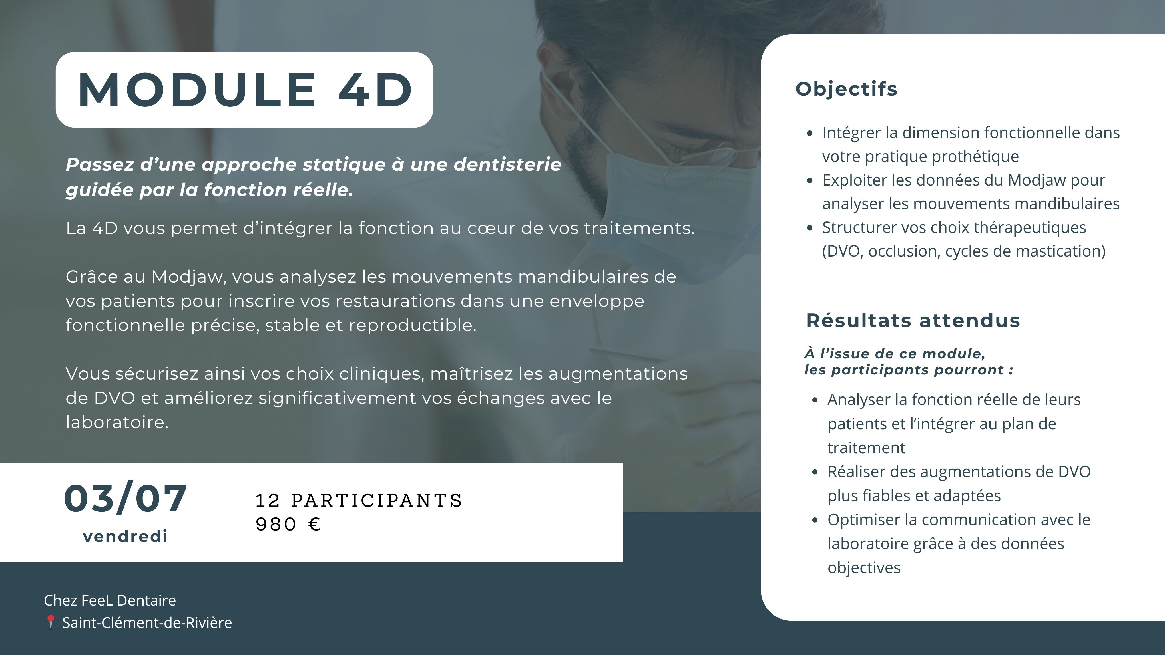 Module 4D Dentisterie numérique