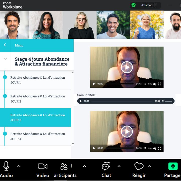 Replay en ligne de la retraite sur l'attraction financière