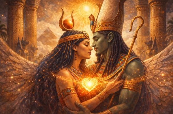 Isis et Osiris sont à l'origine du couple sacré dans l'Égypte antique 