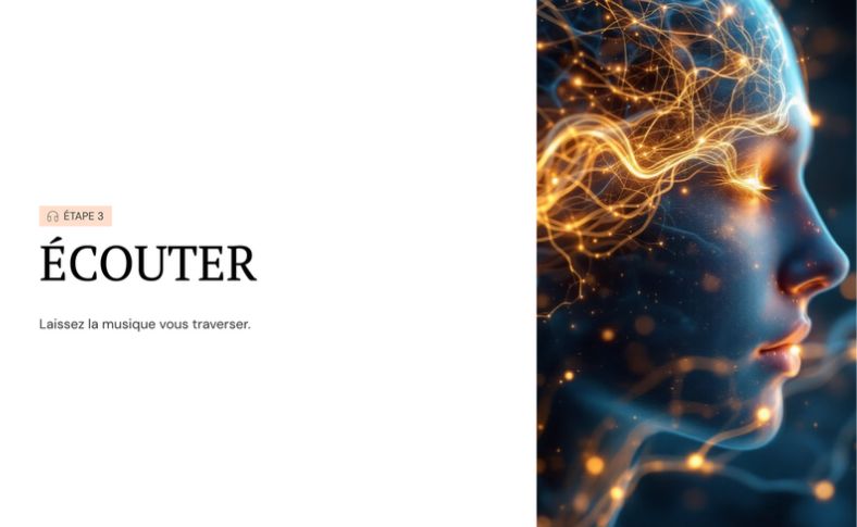 2couter et laisser la musique vous traverser