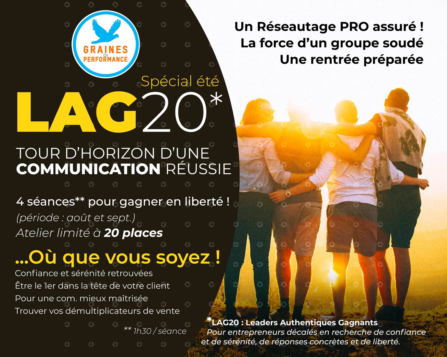 Le sésame pour DÉCOUVRIR le PROGRAMME LAG20