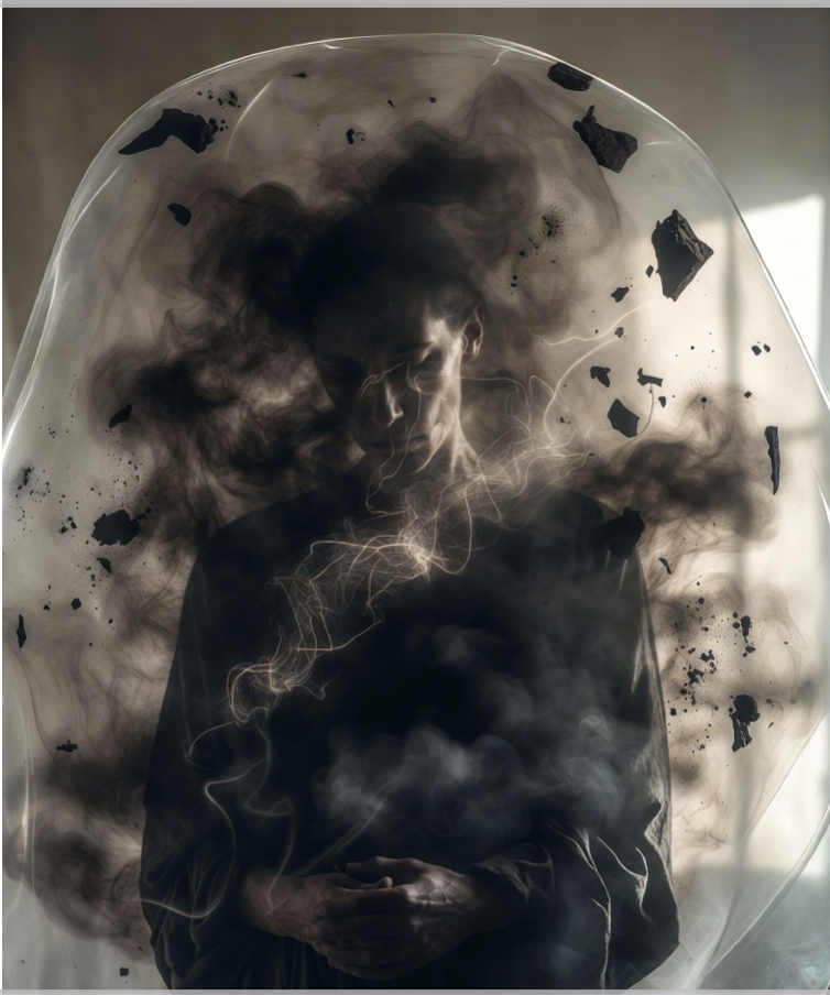 Champ énergétique sombre et chargé