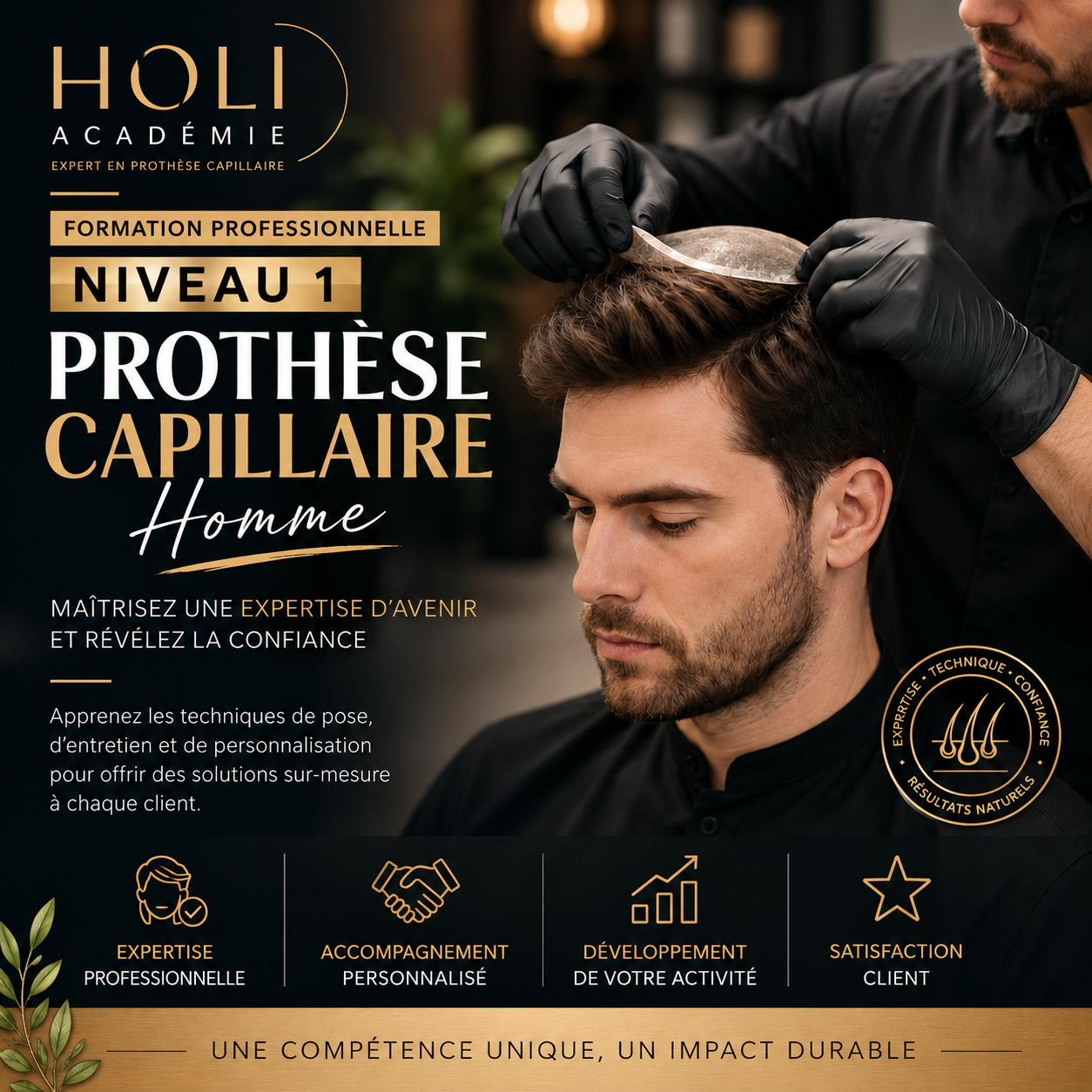 Prothèse Capillaire — Niveau 1