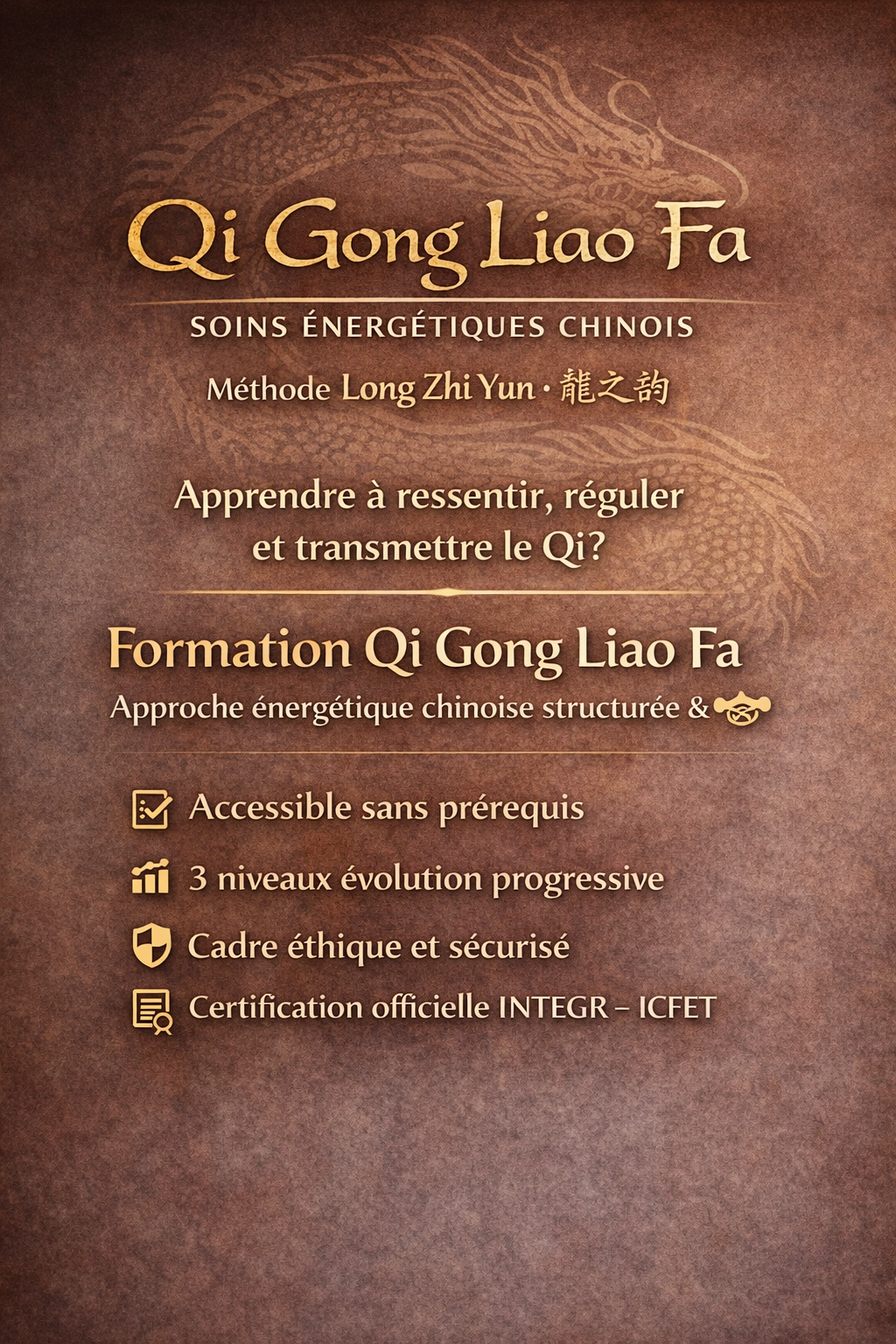 Formation Qi gong Liao FA