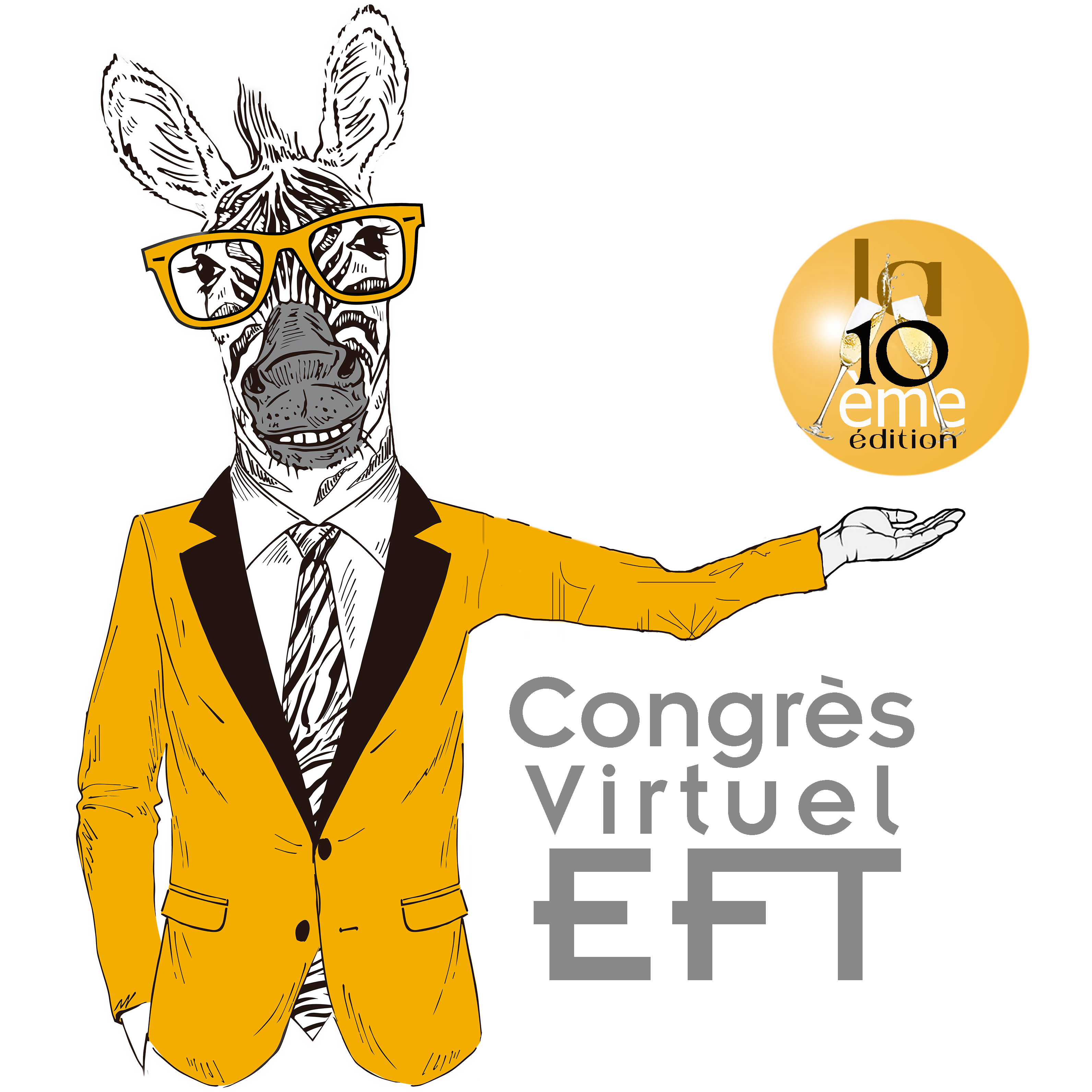 Charly le Zèbre | Votre majordome du Congrès Virtuel EFT Charly le Zèbre | Votre majordome du Congrès Virtuel EFT