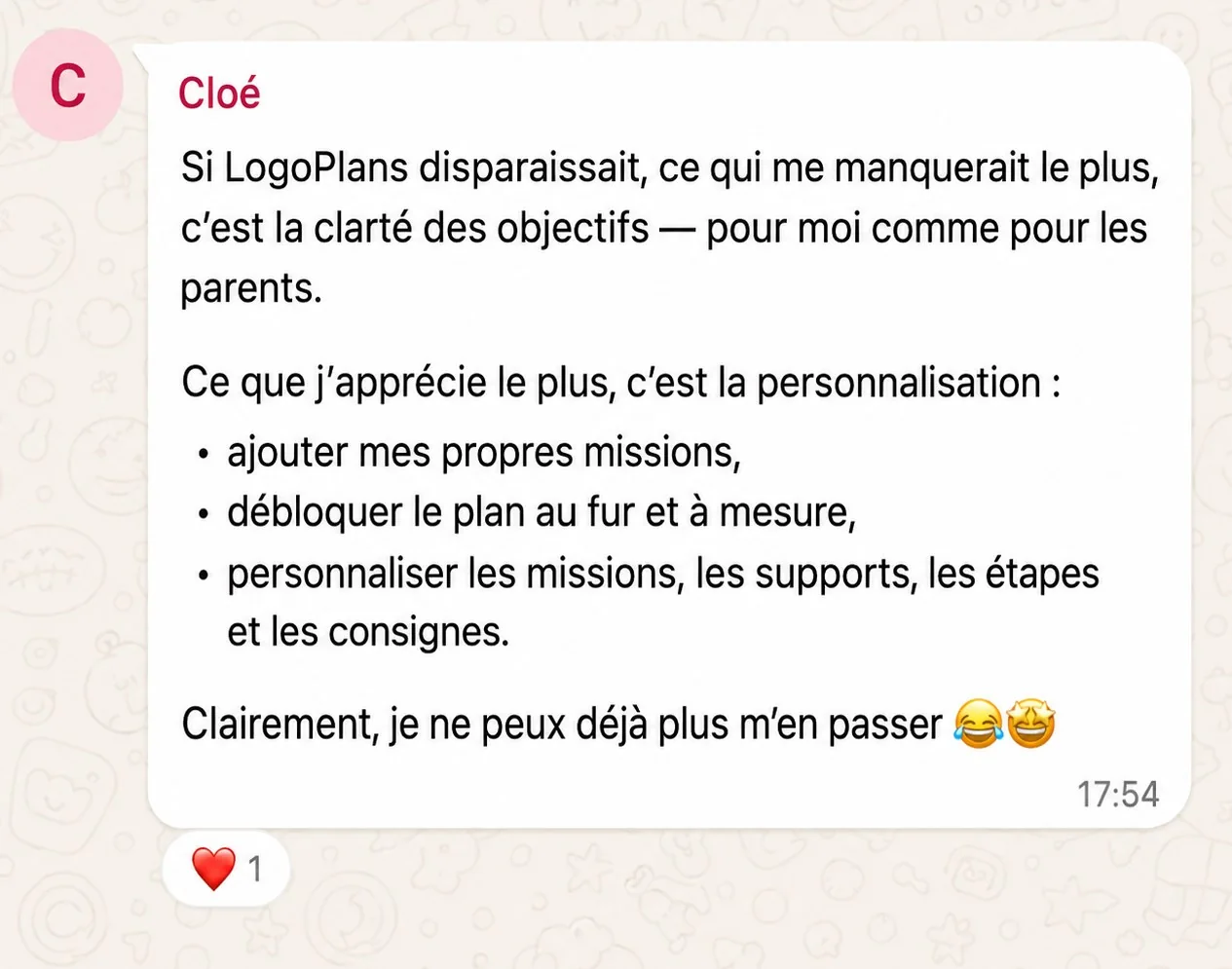 Retour de Cloé
