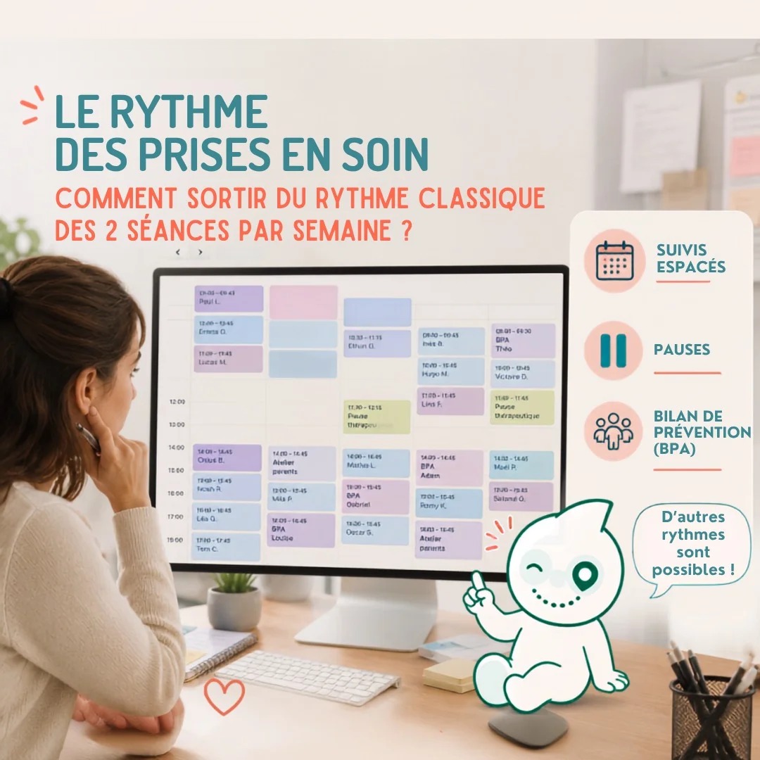 Illustration du webinaire : Le rythme des prises en soin