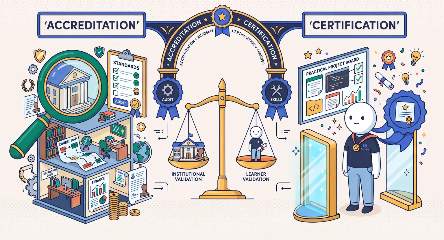 Online Course Accreditation vs Certification: What's the Difference?