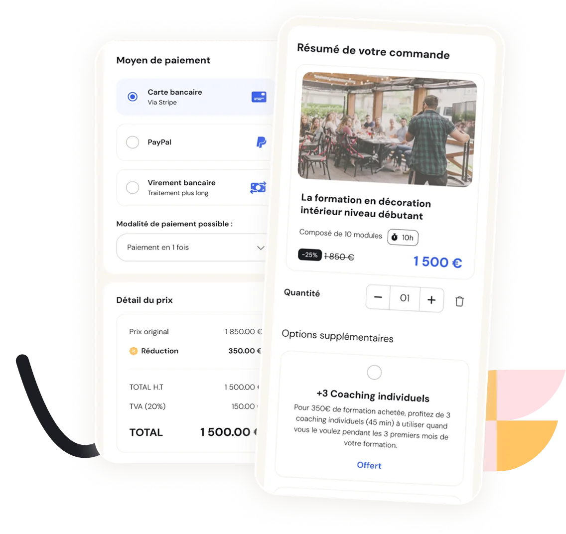Application de gestion de vente