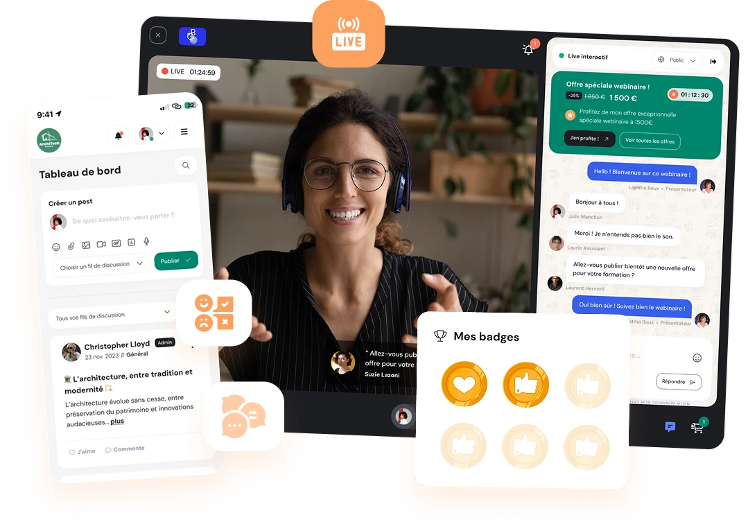 Capture de la plateforme