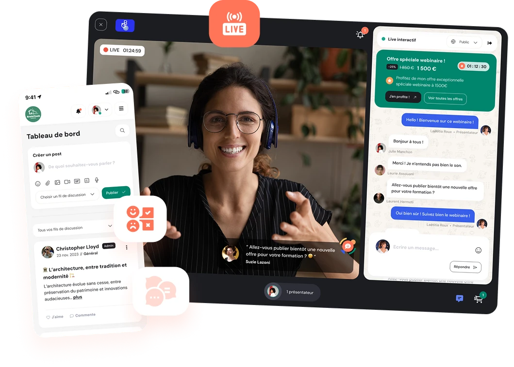 Capture de la plateforme