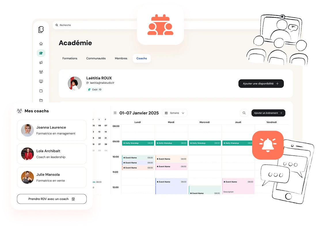 Capture de la plateforme