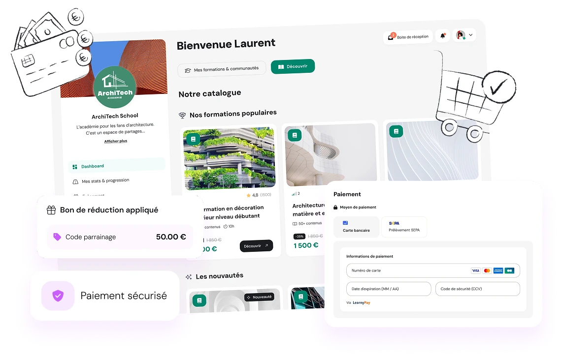 Capture de la plateforme