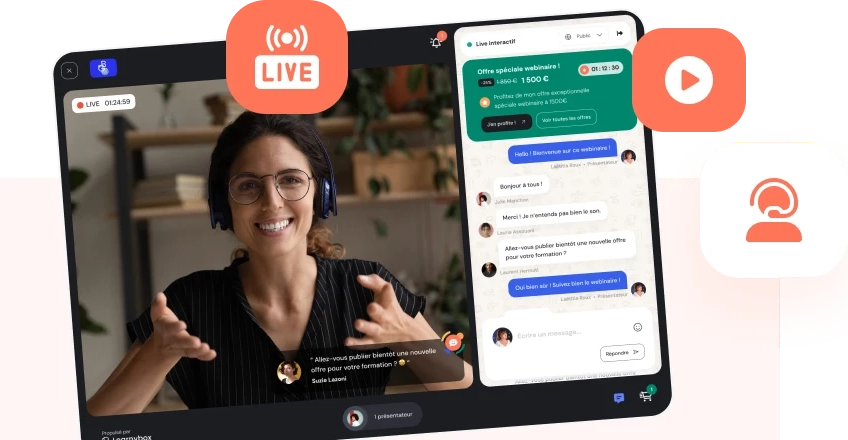 Webinaires live & replay