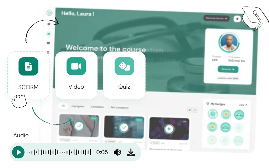 Capture de la plateforme