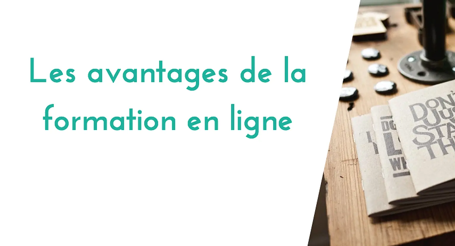 Les avantages de la formation en ligne