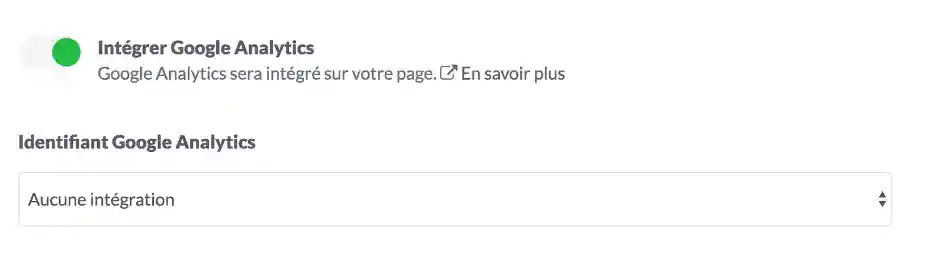 LearnyTunnel - Choix Google Analytics