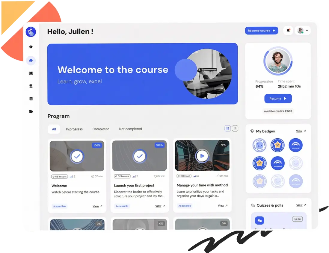 A learner experience