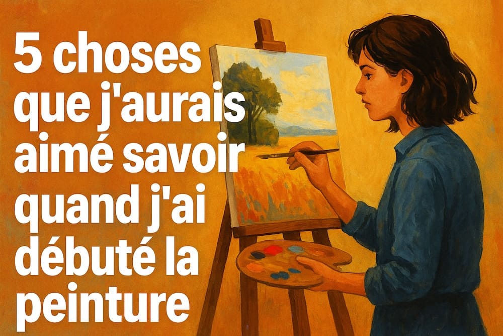 5 choses que j’aurais aimé savoir quand j’ai débuté la peinture