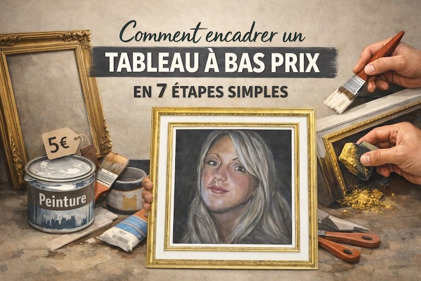 Comment encadrer un tableau à bas prix en 7 étapes simples