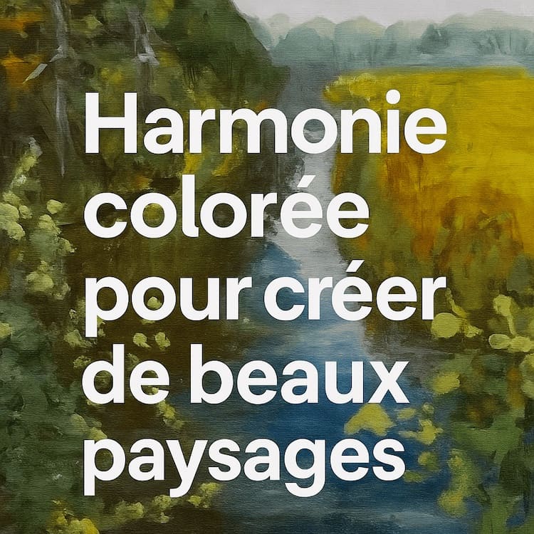 Comment harmoniser les couleurs de vos tableaux pour créer de beaux paysages ?