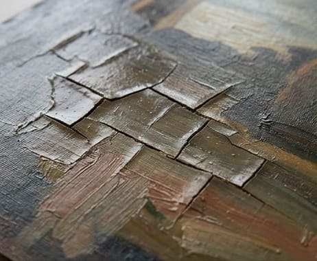 pourquoi peinture craque