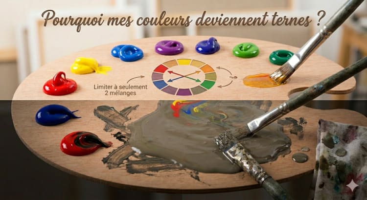 Pourquoi mes couleurs deviennent ternes en peinture ? Les erreurs à éviter
