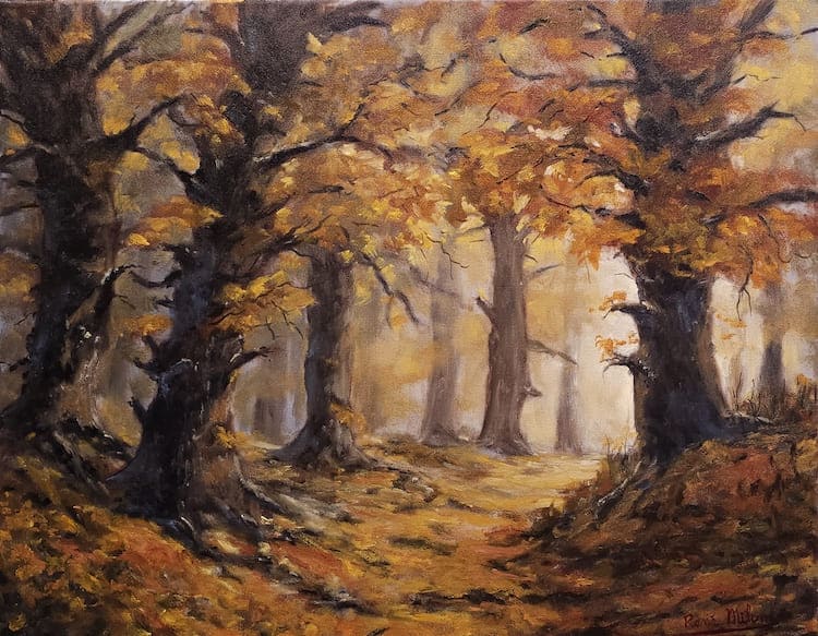 couleurs automne peinture