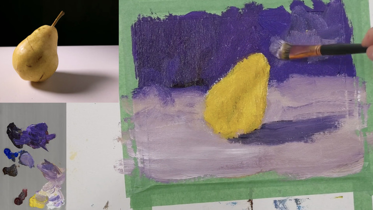 peindre nature morte simple