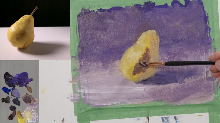 peindre nature morte simple
