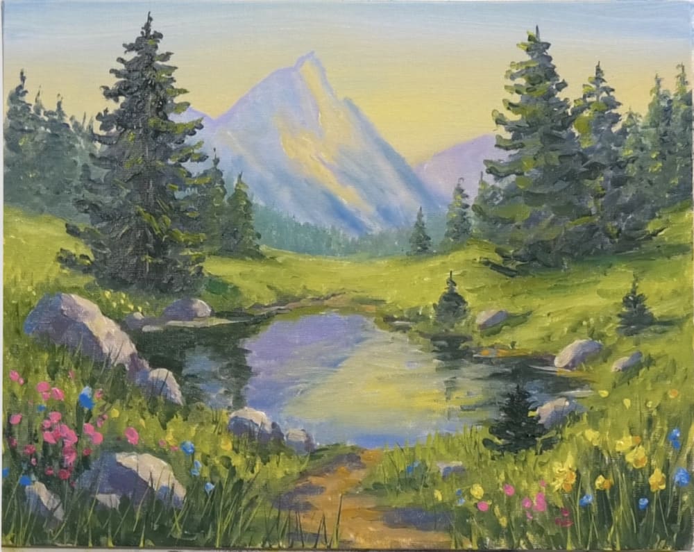 Comment peindre un paysage à l’huile en une séance ?