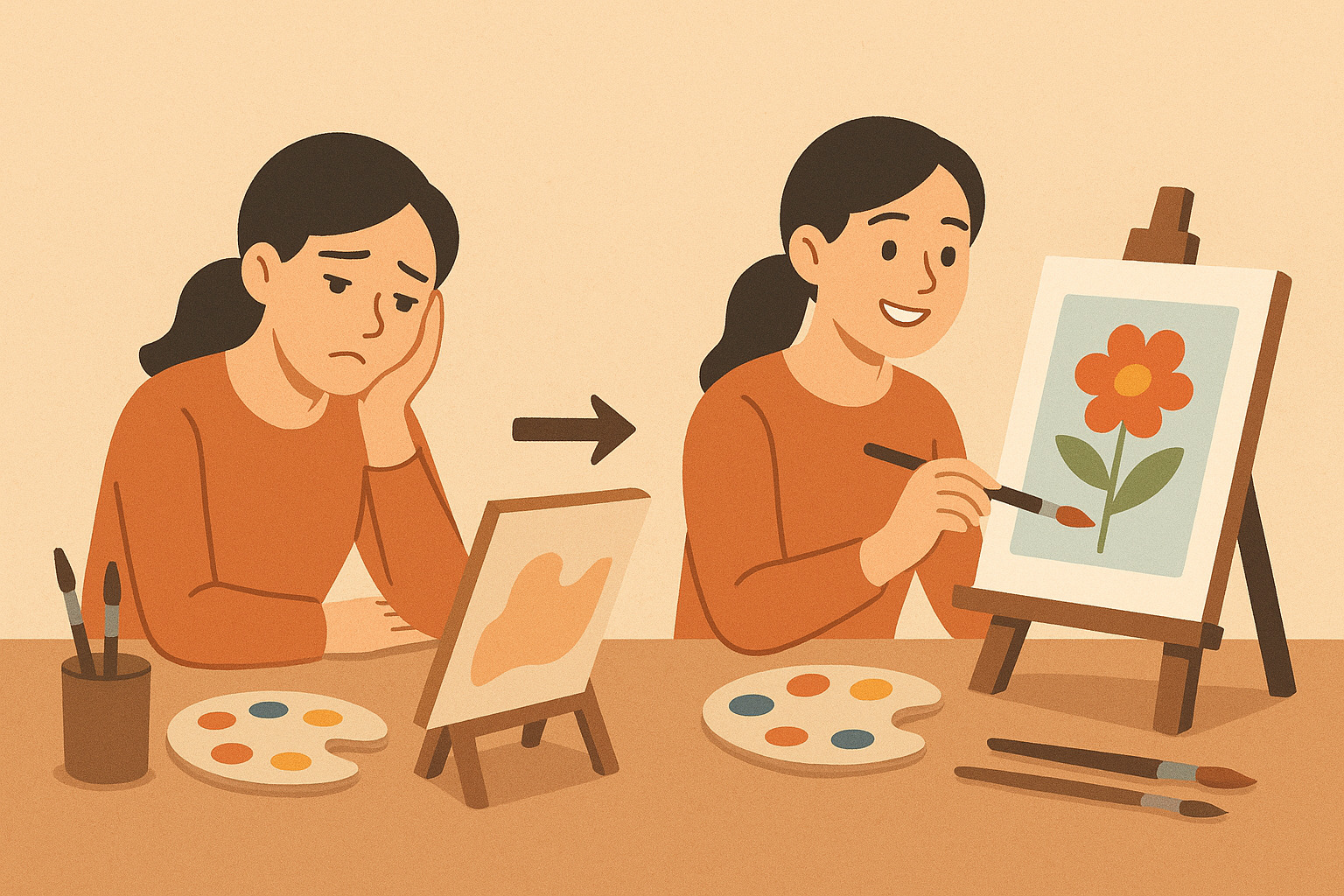 Comment arrêter de procrastiner en peinture et enfin finir ses tableaux : 5 astuces pour passer à l’action