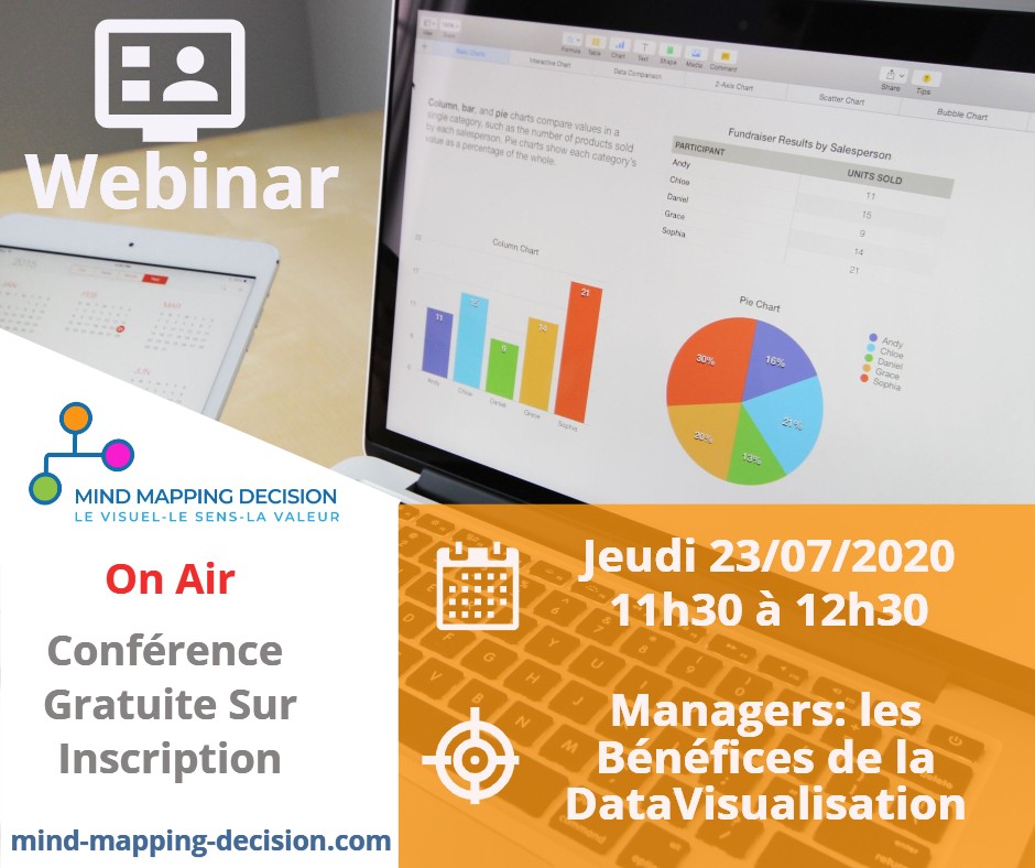 Webinar Gratuit Managers : Bénéfices de la DataVisualisation 3 Exemples