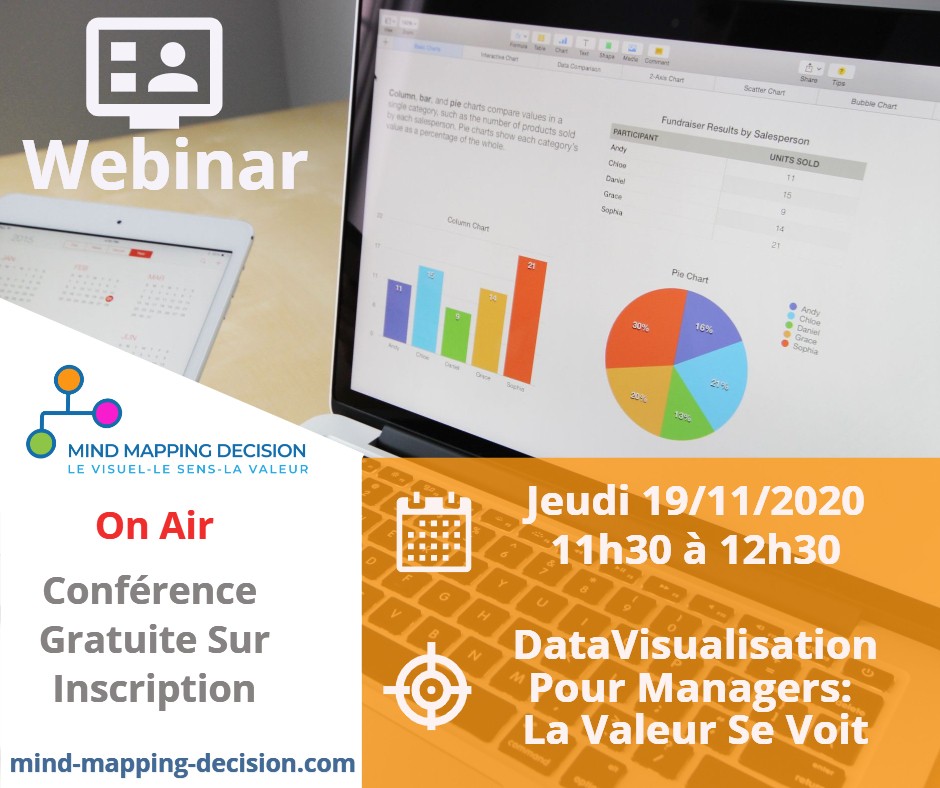Webinar Gratuit Managers : Bénéfices de la DataVisualisation 3 Exemples Webinar Gratuit Managers : Bénéfices de la DataVisualisation 3 Exemples