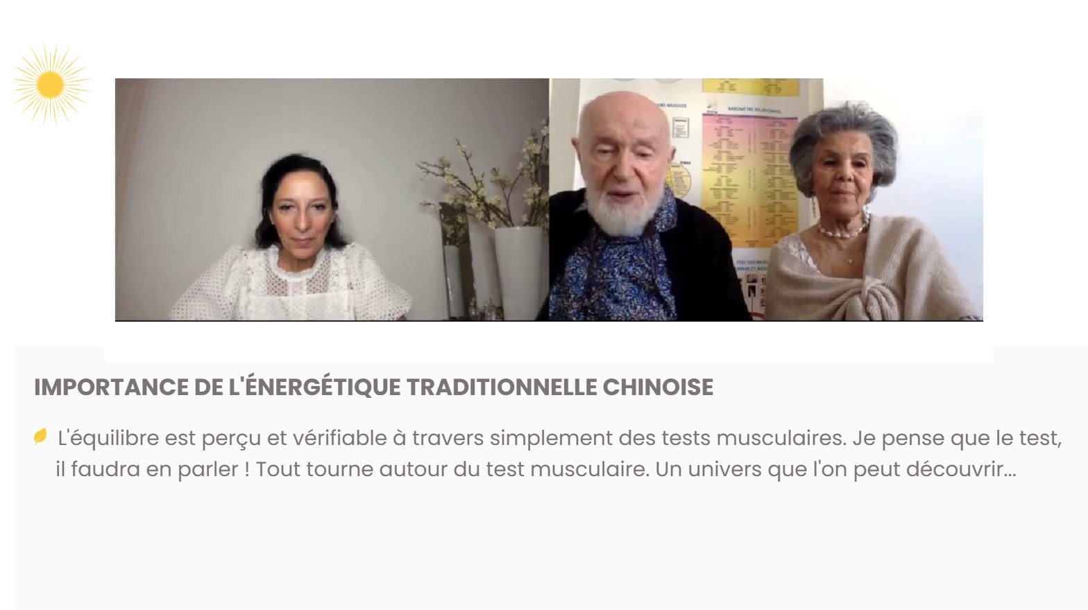 Découvrez cette Interview exclusive ! Des deux pionniers de la kinésiologie appliquée depuis 1983 en France ! Rabia et Jean-Claude Guyard | Auteurs de best-sellers | Ecole : EKMA Paris Découvrez cette Interview exclusive ! Des deux pionniers de la kinésiologie appliquée depuis 1983 en France ! Rabia et Jean-Claude Guyard | Auteurs de best-sellers | Ecole : EKMA Paris