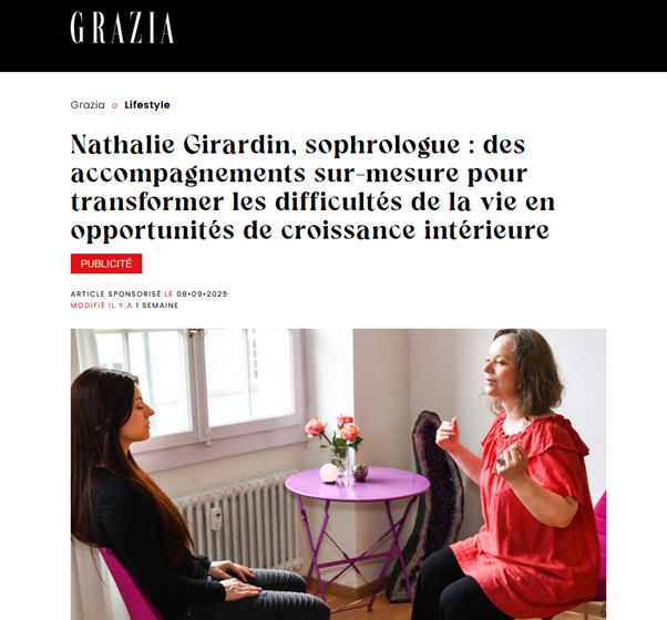 Interview Nathalie GIrardin Grazia 2025
